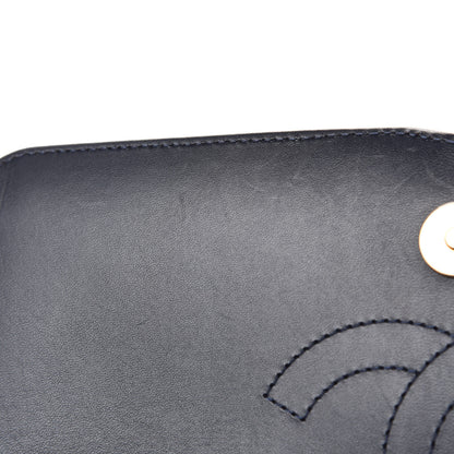 Chanel Caviar Quilted Medium CC Filigree Flap Navy Black 8 of 11