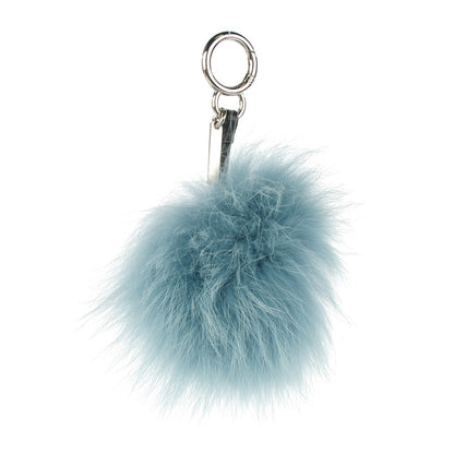 Fendi Fox Mink Rabbit Fur Vitello Flamingo Mini Monster Bag Bug Charm Lagoon Black Multicolor 3 of 6