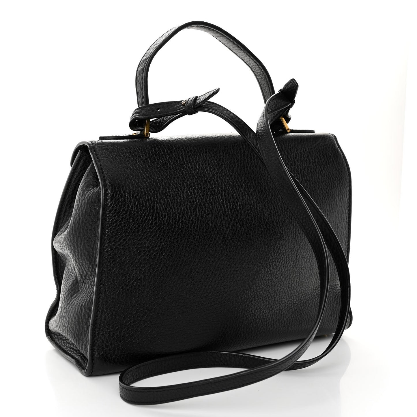 Calfskin Dioraddict Top Handle Black