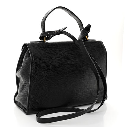 Christian Dior Calfskin Dioraddict Top Handle Black 3 of 14