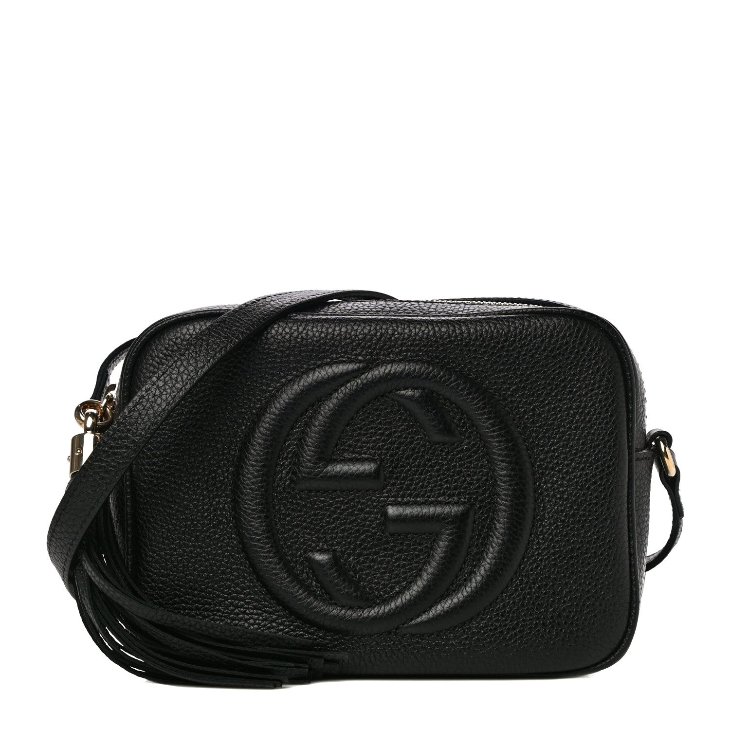 Gucci Pebbled Calfskin Small Soho Disco Bag Black 1 of 12