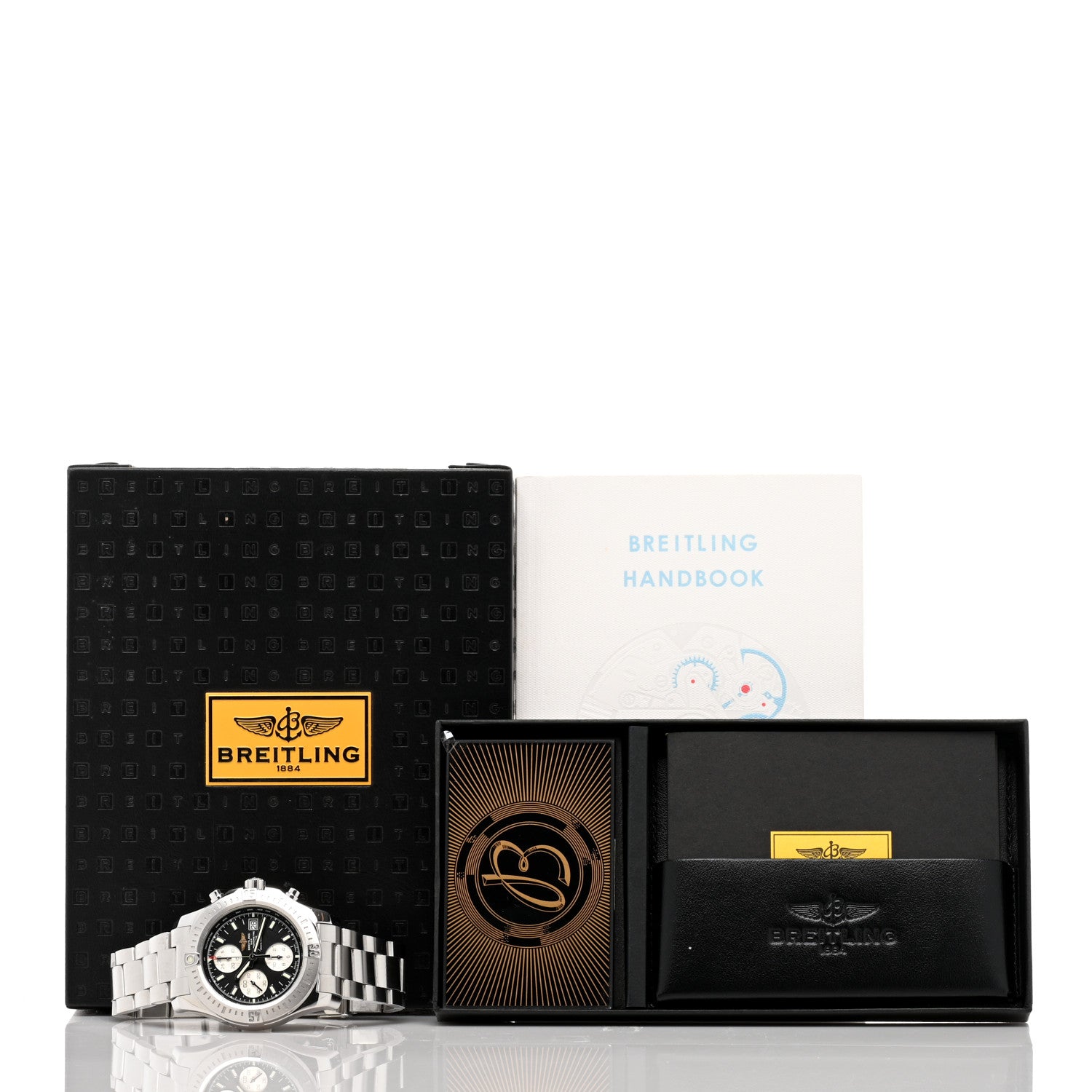 Breitling Stainless Steel 44mm Colt Chronograph Automatic Watch Black A13388 5 of 5