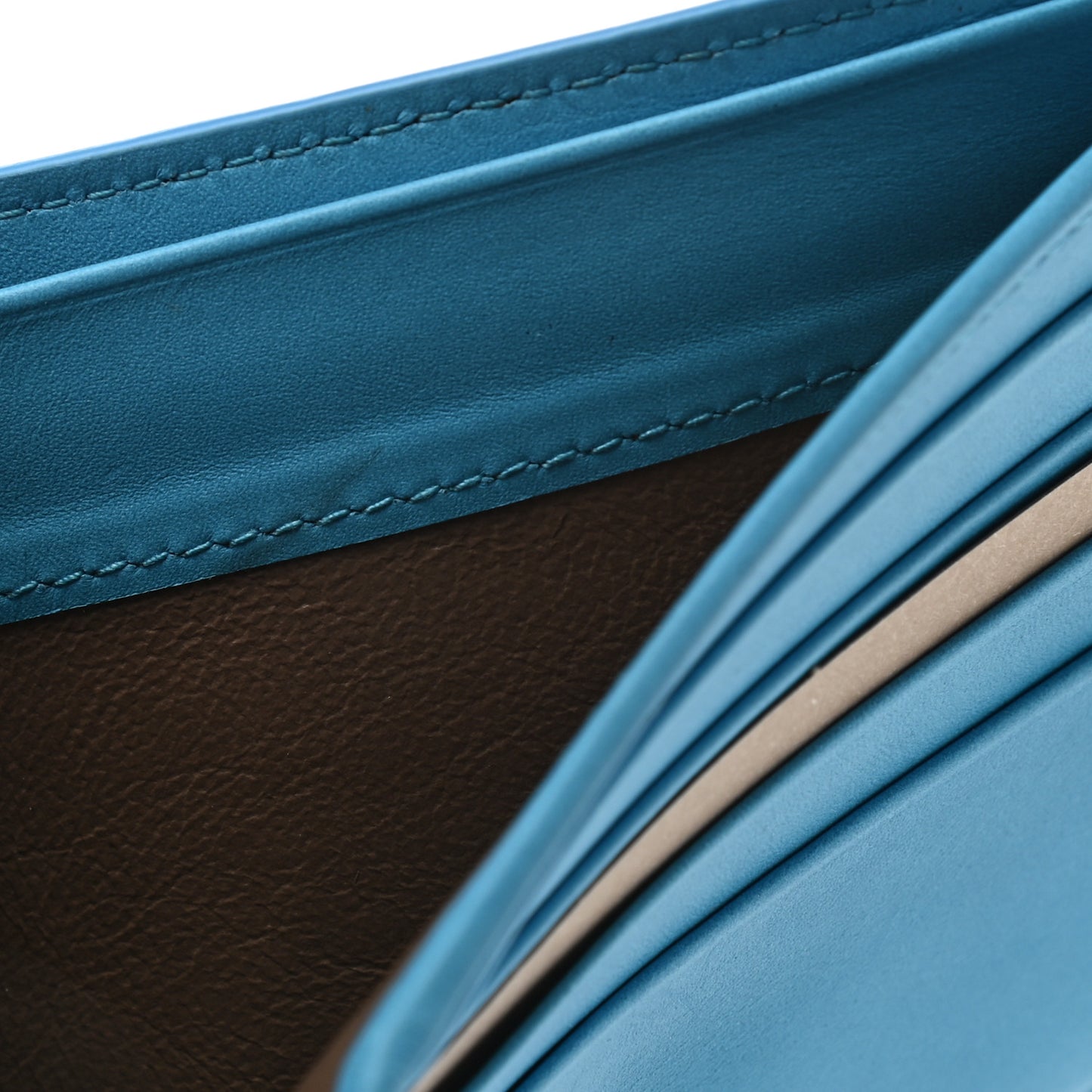 Nappa Intrecciato Bifold Wallet Sky Blue