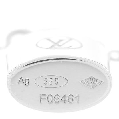 Louis Vuitton Sterling Silver Lockit Necklace 5 of 6