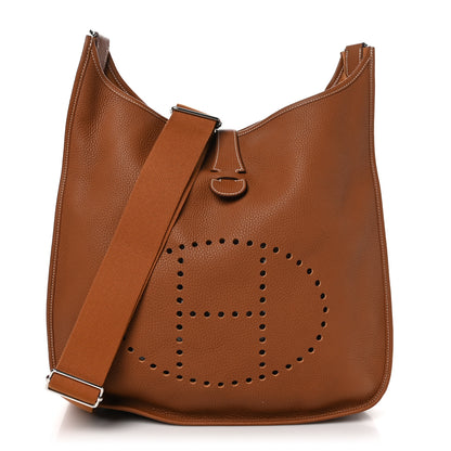 Hermes Taurillon Clemence Evelyne III TGM Gold 1 of 10