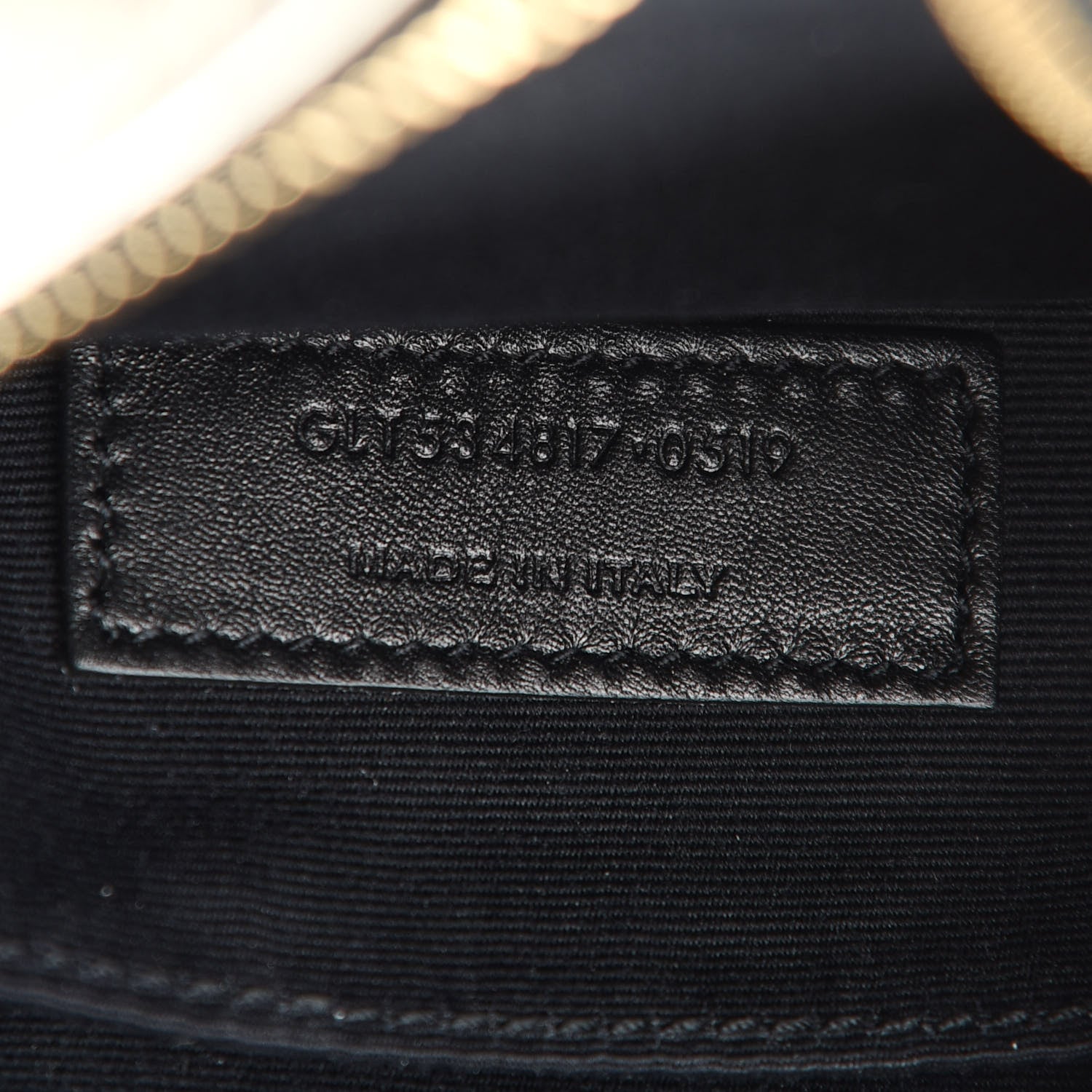 Saint Laurent Metallic Calfskin Matelasse Monogram Lou Belt Bag Platino 7 of 9