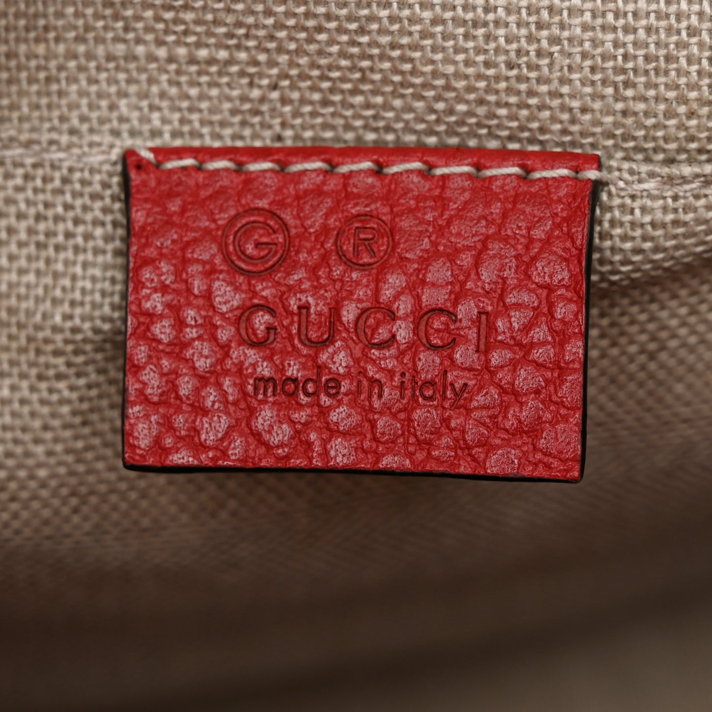 Monogram Mini Bree Messenger Bag Red