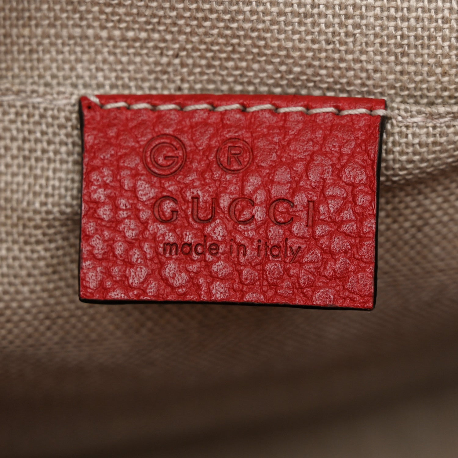 Gucci Monogram Mini Bree Messenger Bag Red 6 of 11