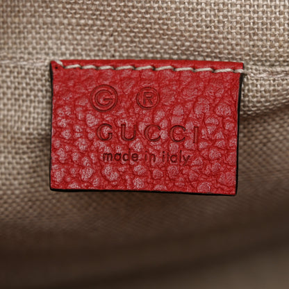 Gucci Monogram Mini Bree Messenger Bag Red 6 of 11