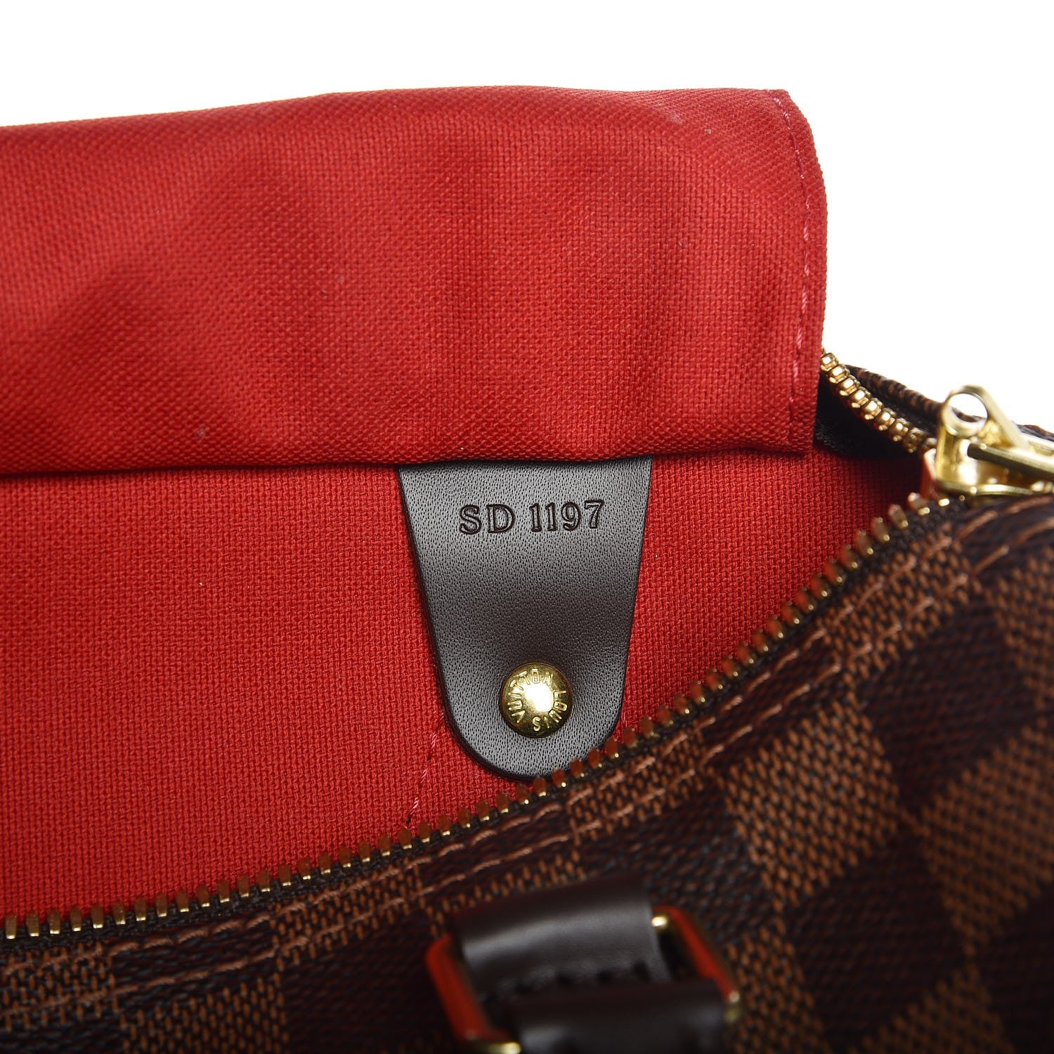 Louis Vuitton Damier Ebene Speedy Bandouliere 25 8 of 9