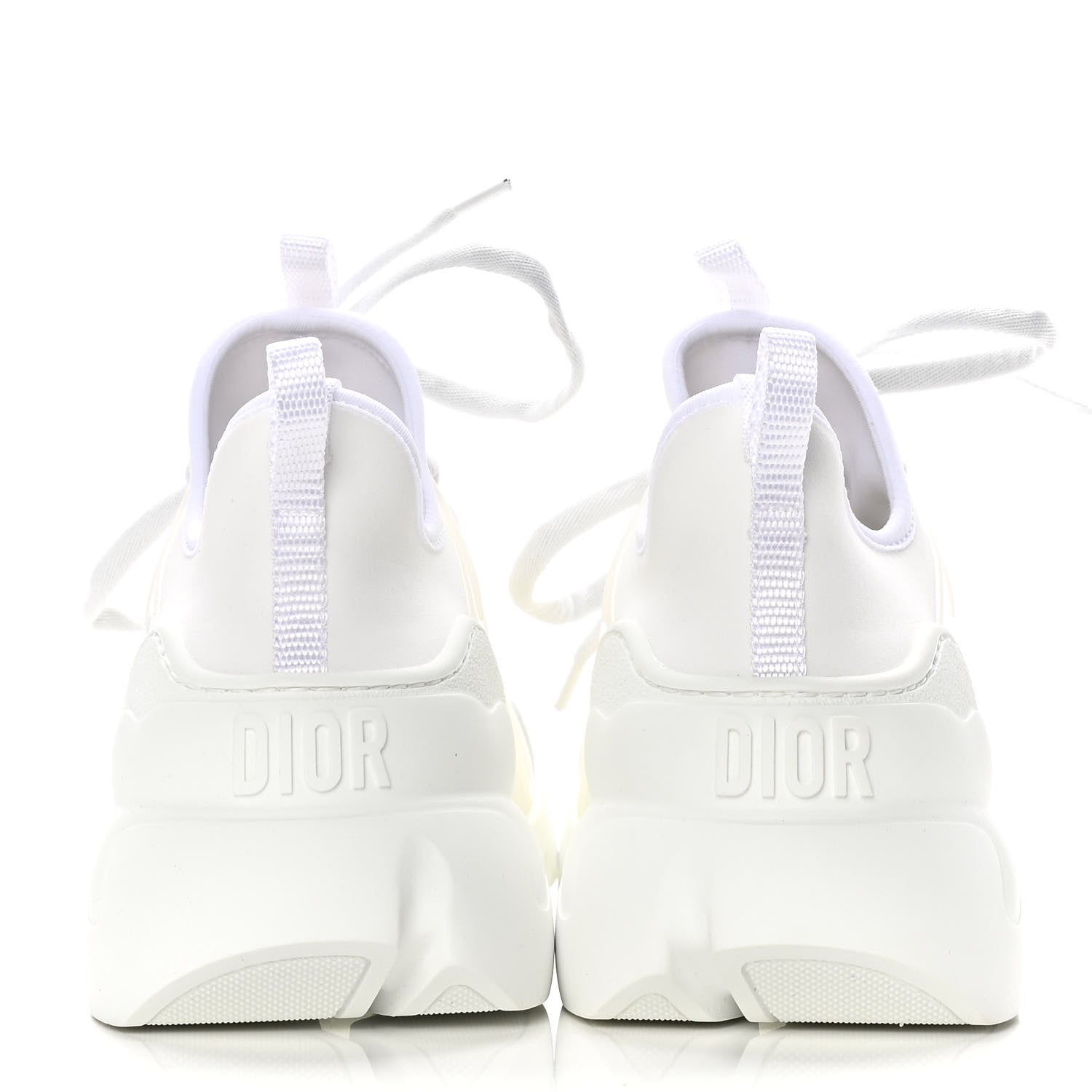 Christian Dior Technical Fabric Rubber Womens D-Connect Sneakers 39 White 6 of 10