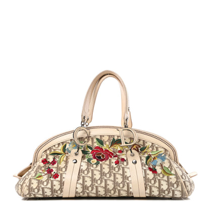 Christian Dior Monogram Vintage Flowers Bowler Beige 1 of 20