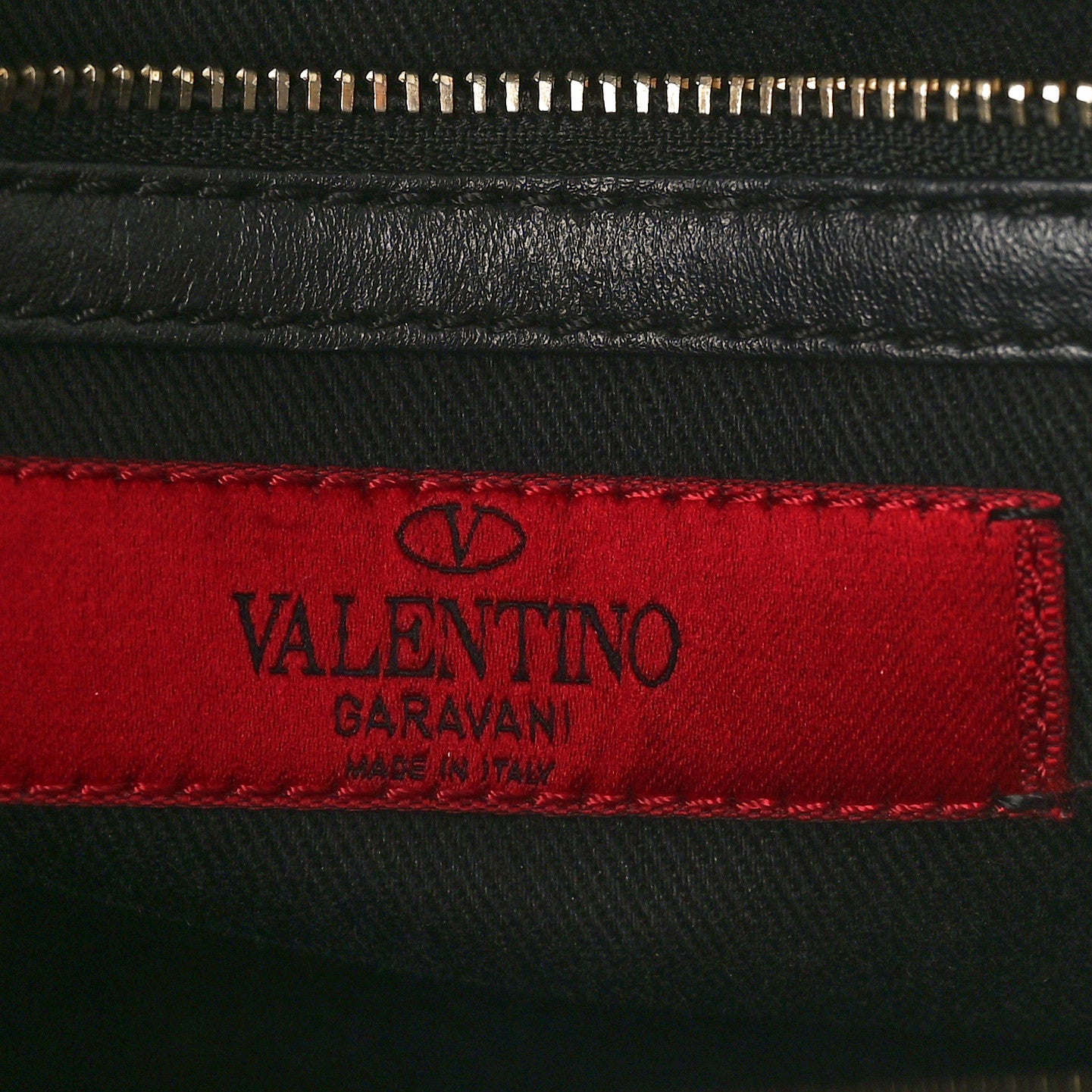 Valentino Garavani Vitello Small Rockstud Double Handle Tote Black 6 of 9
