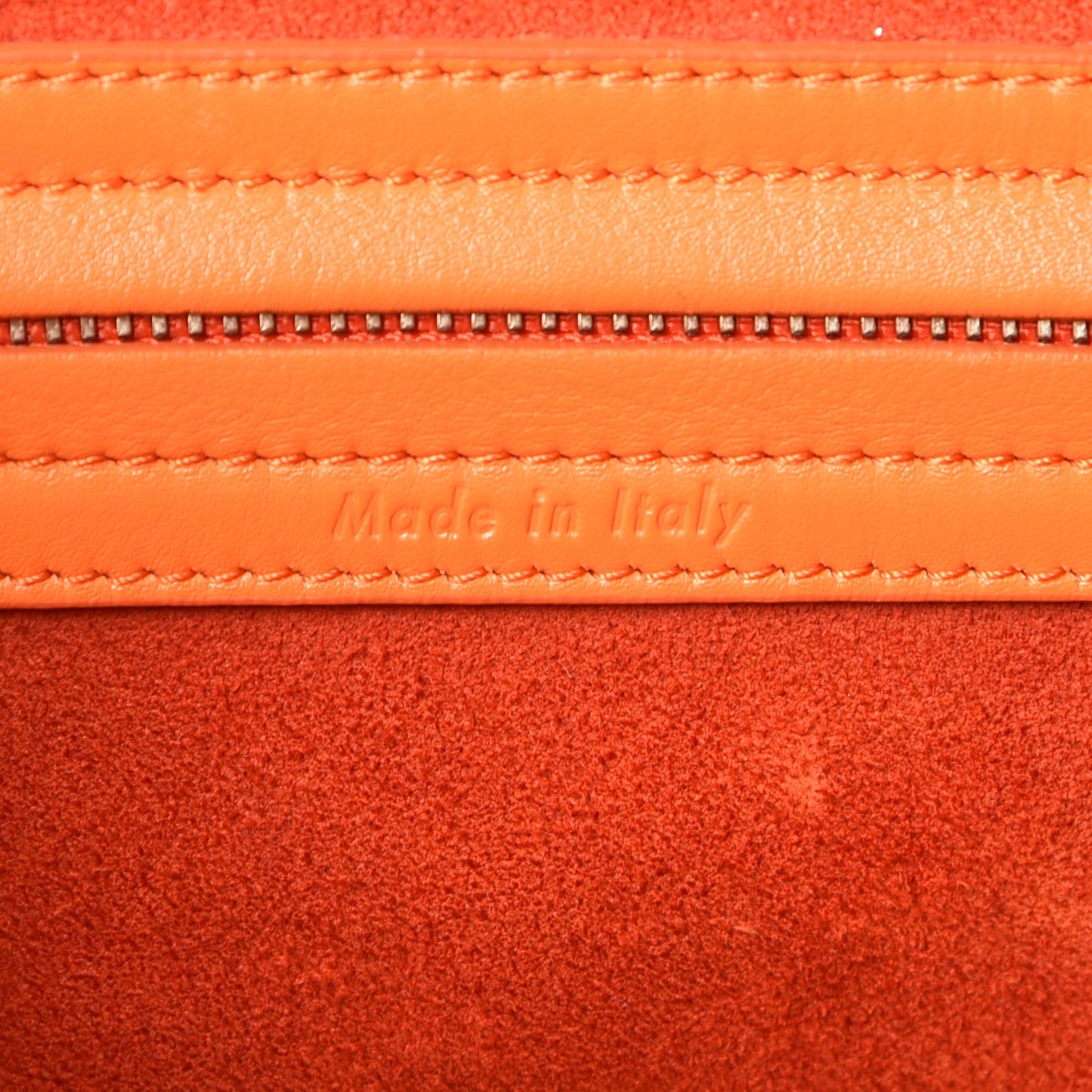 Smooth Calfskin Medium Phantom Luggage Orange