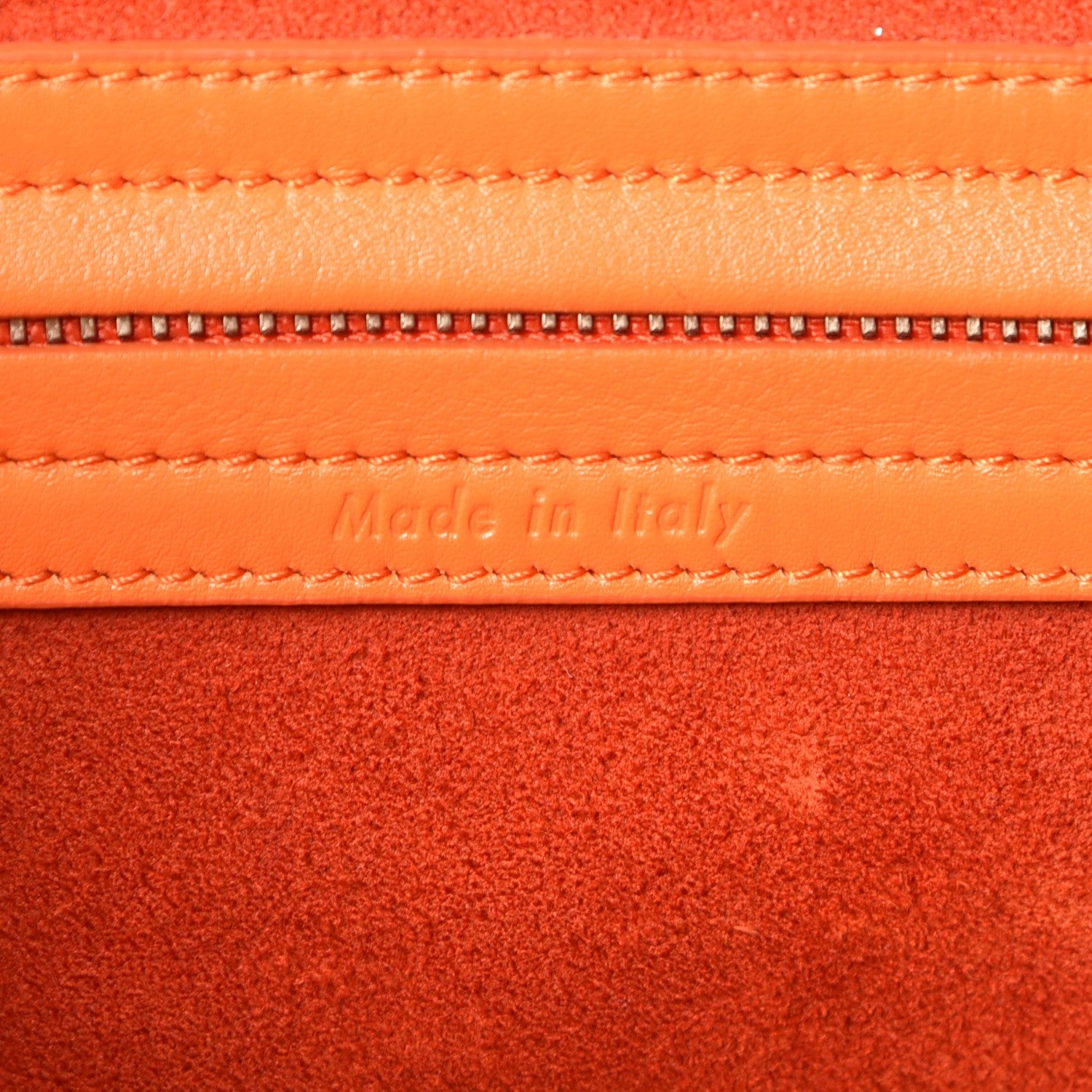 Celine Smooth Calfskin Medium Phantom Luggage Orange 7 of 13
