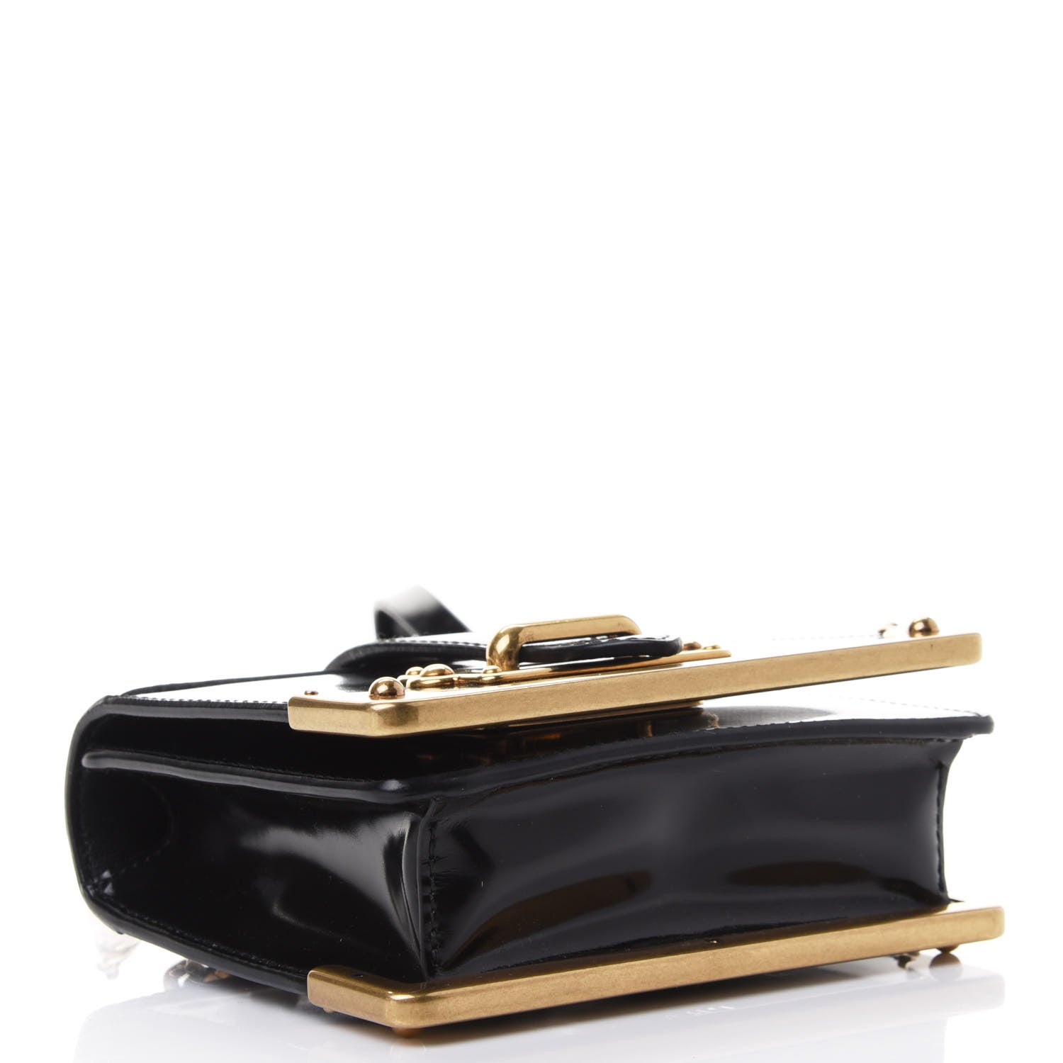 Prada Spazzolato Micro Cahier Bag Black 3 of 4