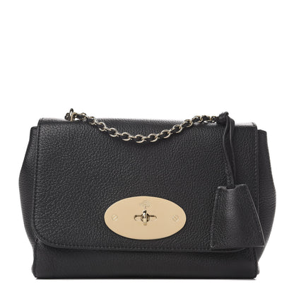 Mulberry Glossy Goatskin Small Lily Flap Black 1 of 17