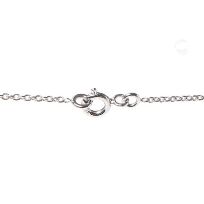 Hermes 18K White Gold Diamond Kelly Amulette Pendant Necklace 4 of 5