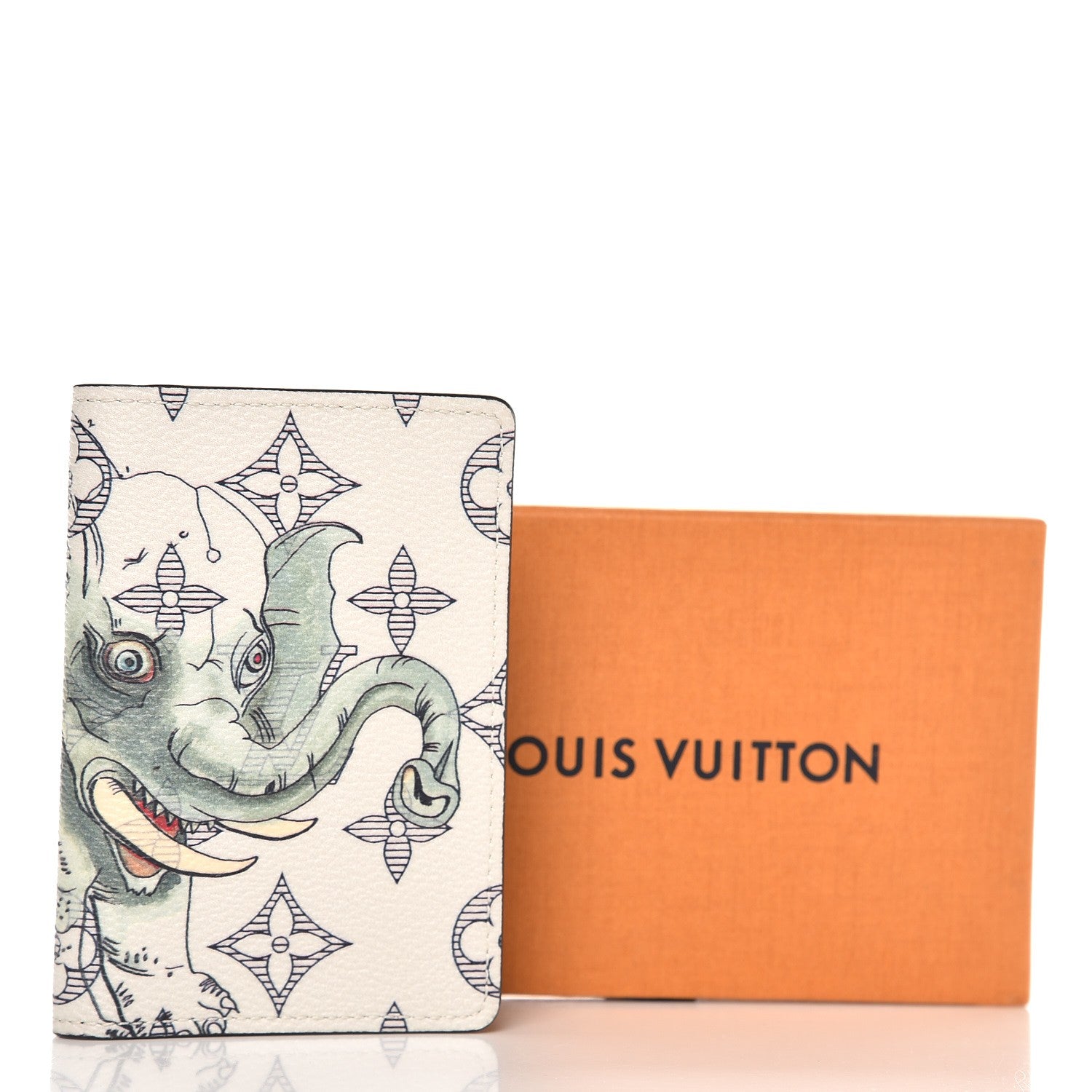 Louis Vuitton Savane Monogram Chapman Pocket Organizer White 7 of 7