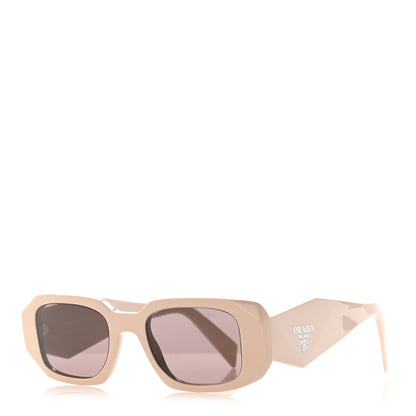 Prada Acetate Symbole Sunglasses SPR 17W Plum Beige 1 of 6