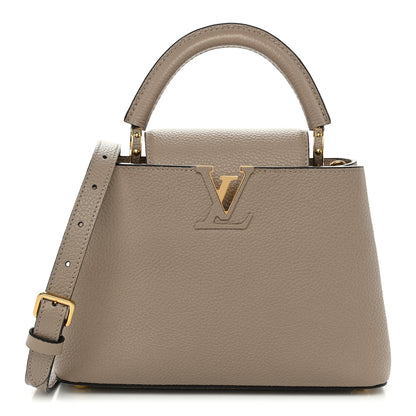 Louis Vuitton Taurillon Capucines BB Galet 1 of 9