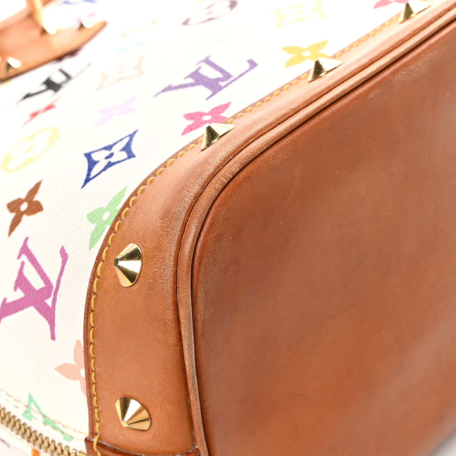 Louis Vuitton Monogram Multicolor Alma White 12 of 13