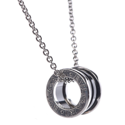 Bulgari Sterling Silver Ceramic Save The Children Pendant Necklace 4 of 7