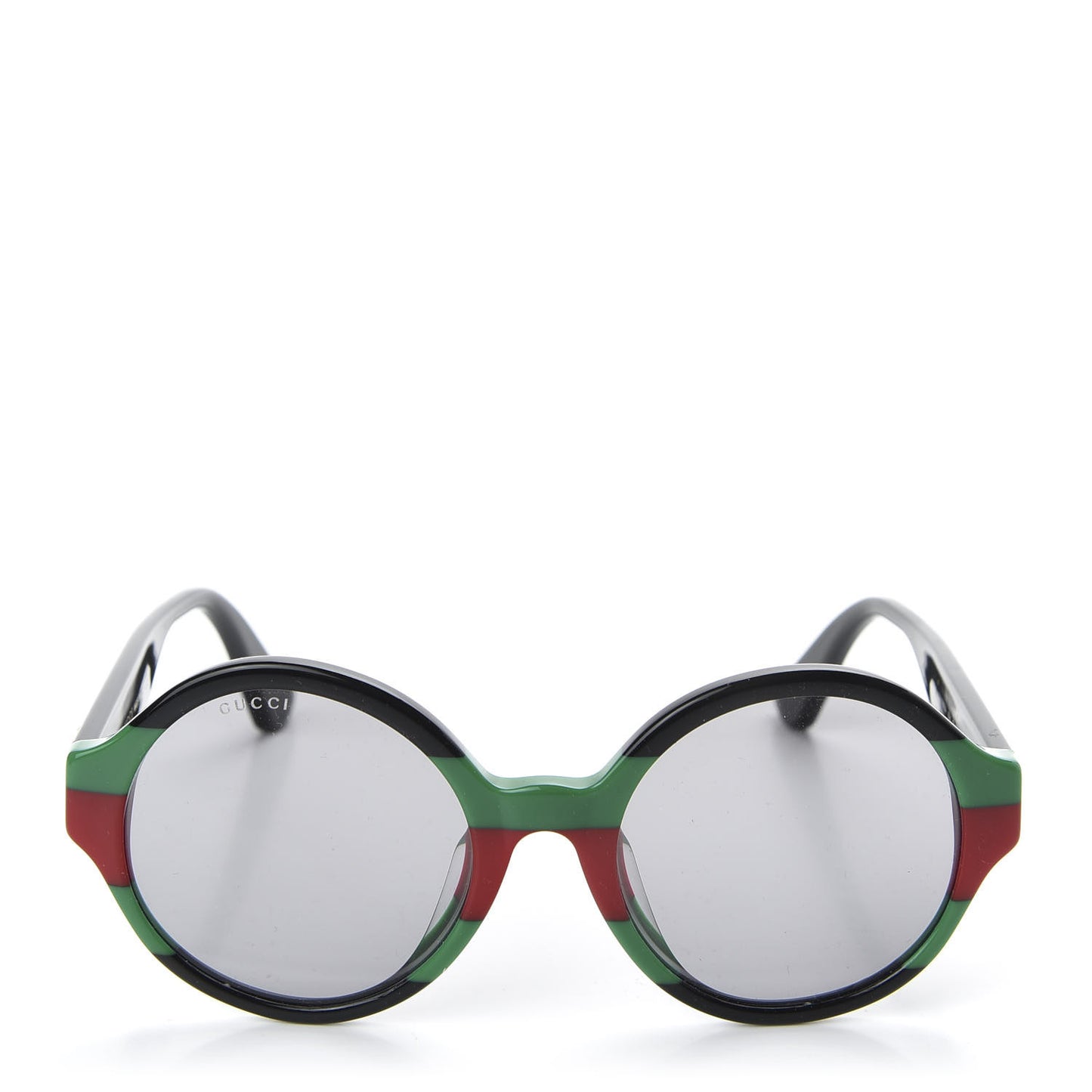 Round Web Sunglasses GG0280SA Black Green
