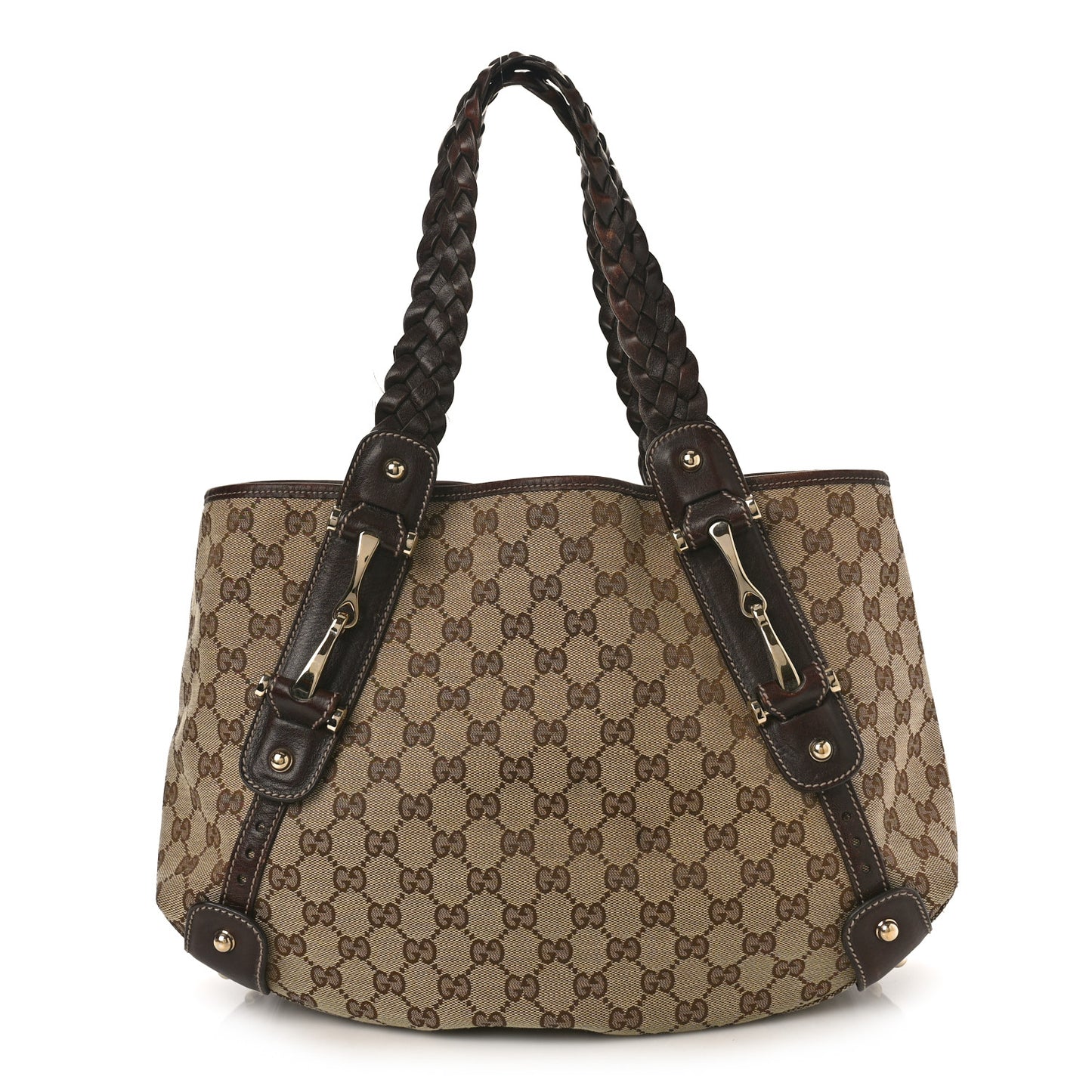 Monogram Small Pelham Shoulder Bag Dark Brown