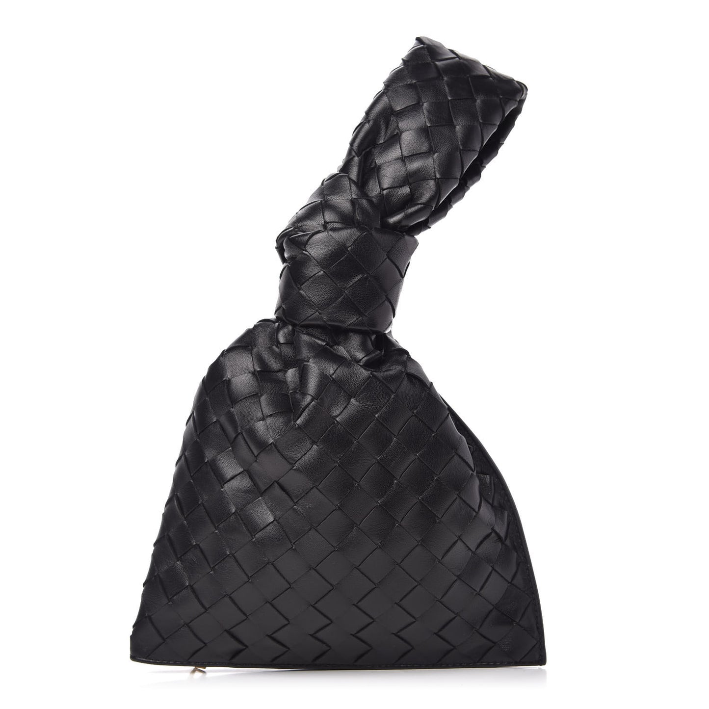 Nappa Intrecciato Mini BV Twist Black