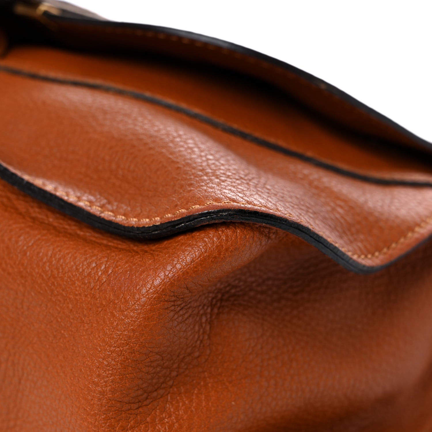 Chloe Calfskin Medium Marcie Satchel Tan 8 of 26