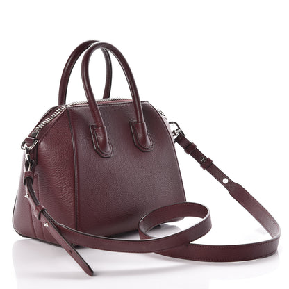 Givenchy Sugar Goatskin Mini Antigona Oxblood 3 of 10
