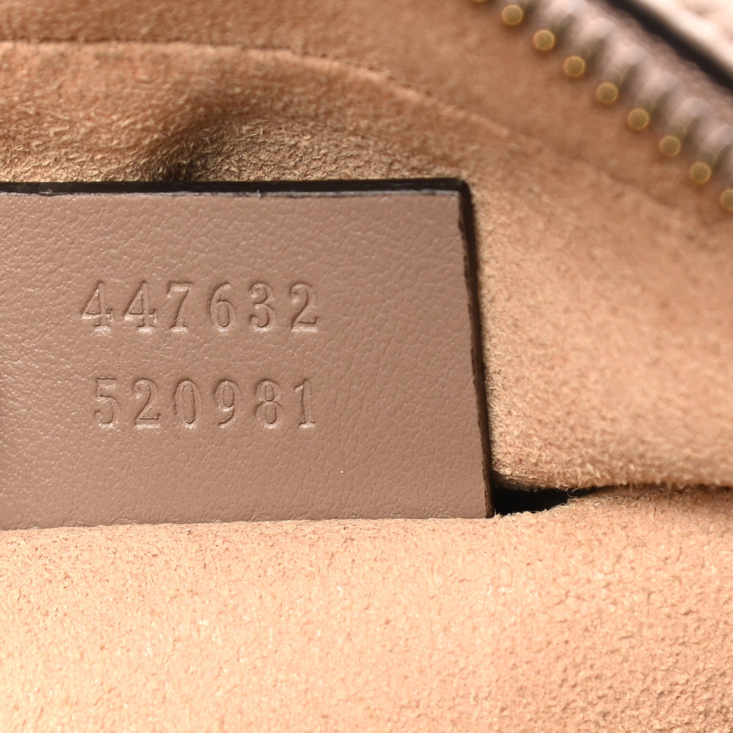 Gucci Calfskin Matelasse Small GG Marmont Chain Shoulder Bag Porcelain Rose 7 of 13