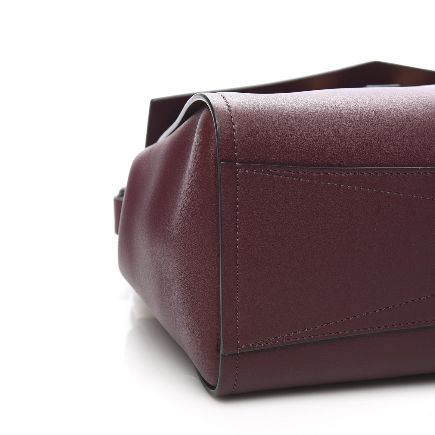 Calfskin Small Mystic Shoulder Bag Aubergine
