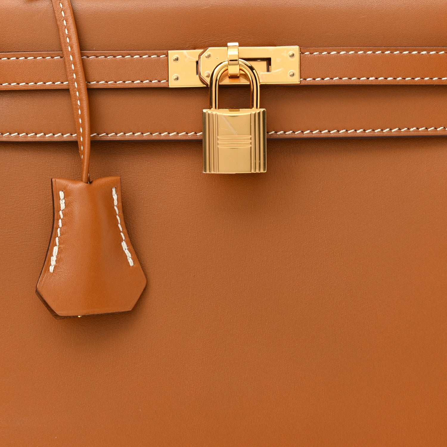 Hermes Veau Butler Kelly Sellier 25 Natural Sable 8 of 17