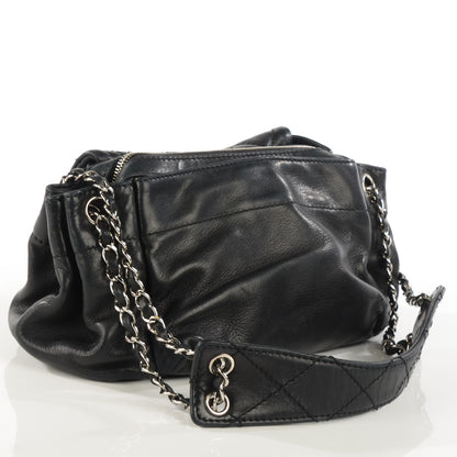 Chanel Lambskin Diamond Stitch Shoulder Bag Black 3 of 7
