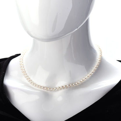 Tiffany Sterling Silver Freshwater Pearl 5-6mm Ziegfeld Necklace 2 of 4