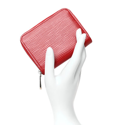 Louis Vuitton Epi Zippy Coin Purse Carmine 2 of 7