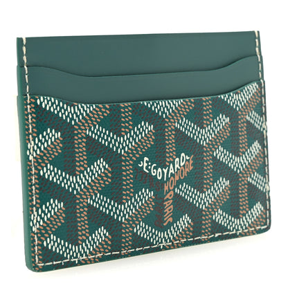 Goyard Goyardine Saint Sulpice Card Holder Green 3 of 6
