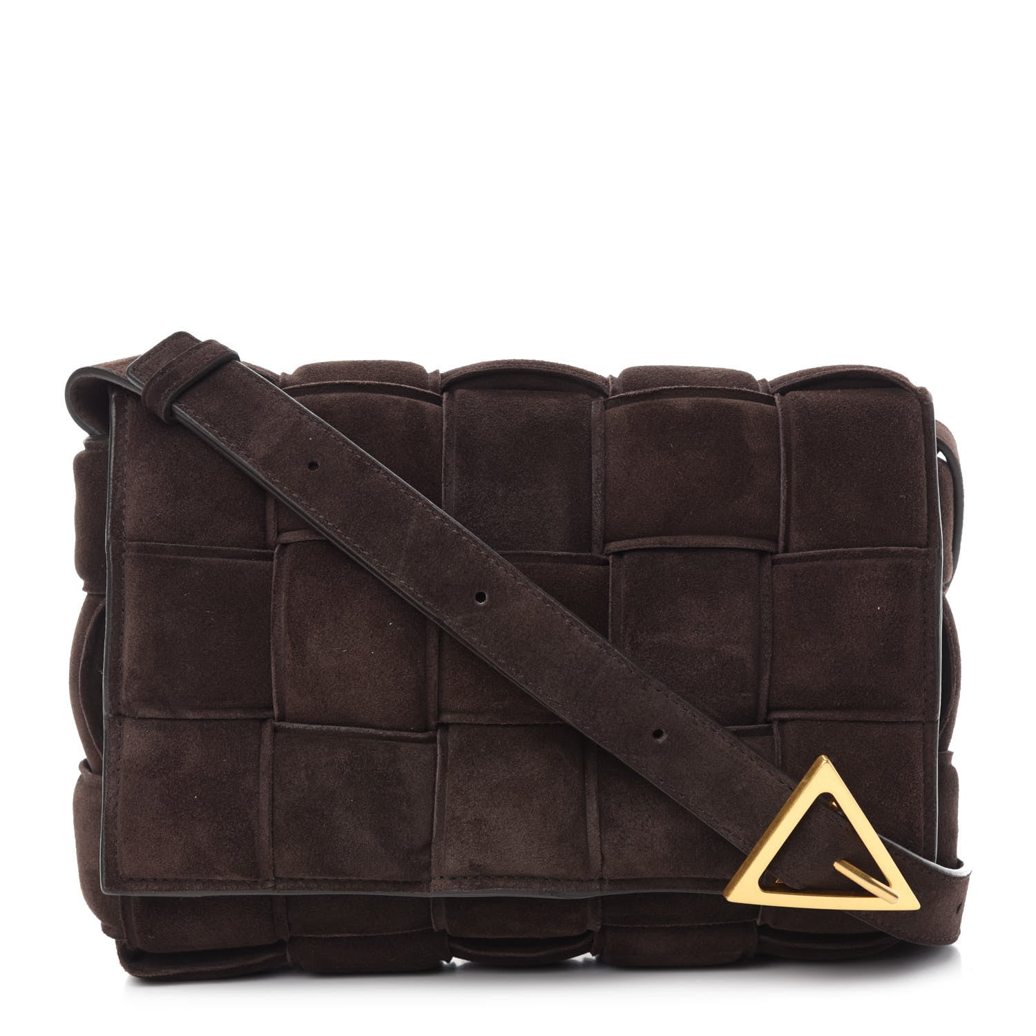 Bottega Veneta Suede Maxi Intrecciato Padded Cassette Crossbody Bag Fondant 1 of 10