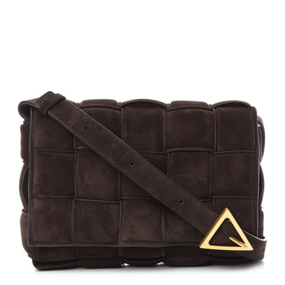 Bottega Veneta Suede Maxi Intrecciato Padded Cassette Crossbody Bag Fondant 1 of 10