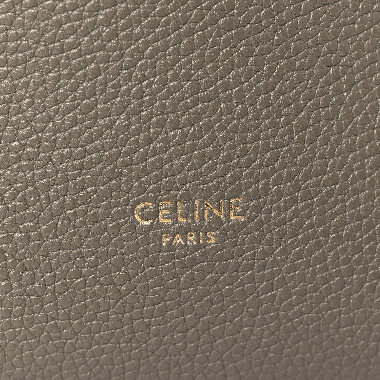 Celine Grained Calfskin Small Sangle Bucket Bag Taupe 6 of 9