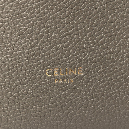Celine Grained Calfskin Small Sangle Bucket Bag Taupe 6 of 9
