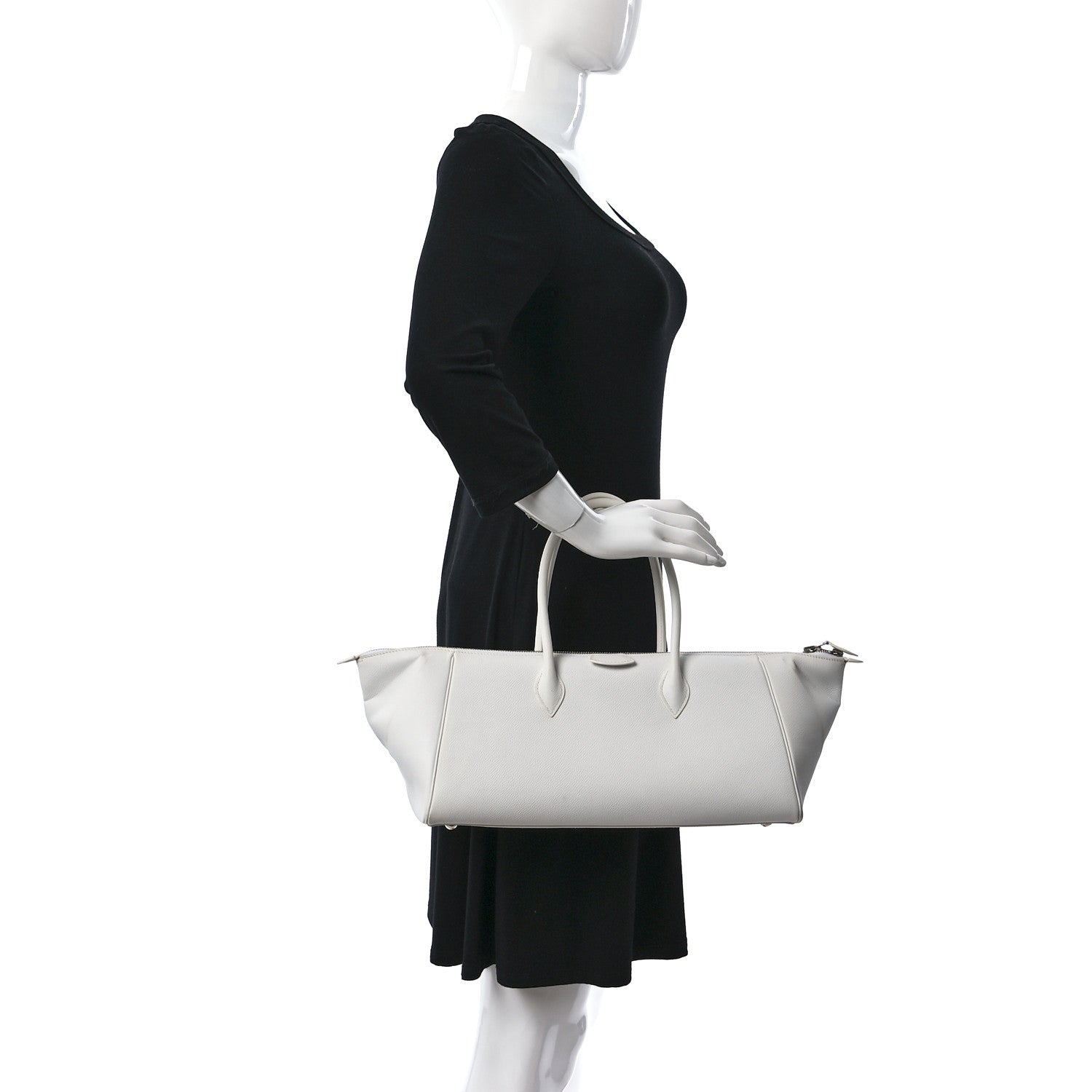 Hermes Epsom Paris Bombay 35 White 2 of 16