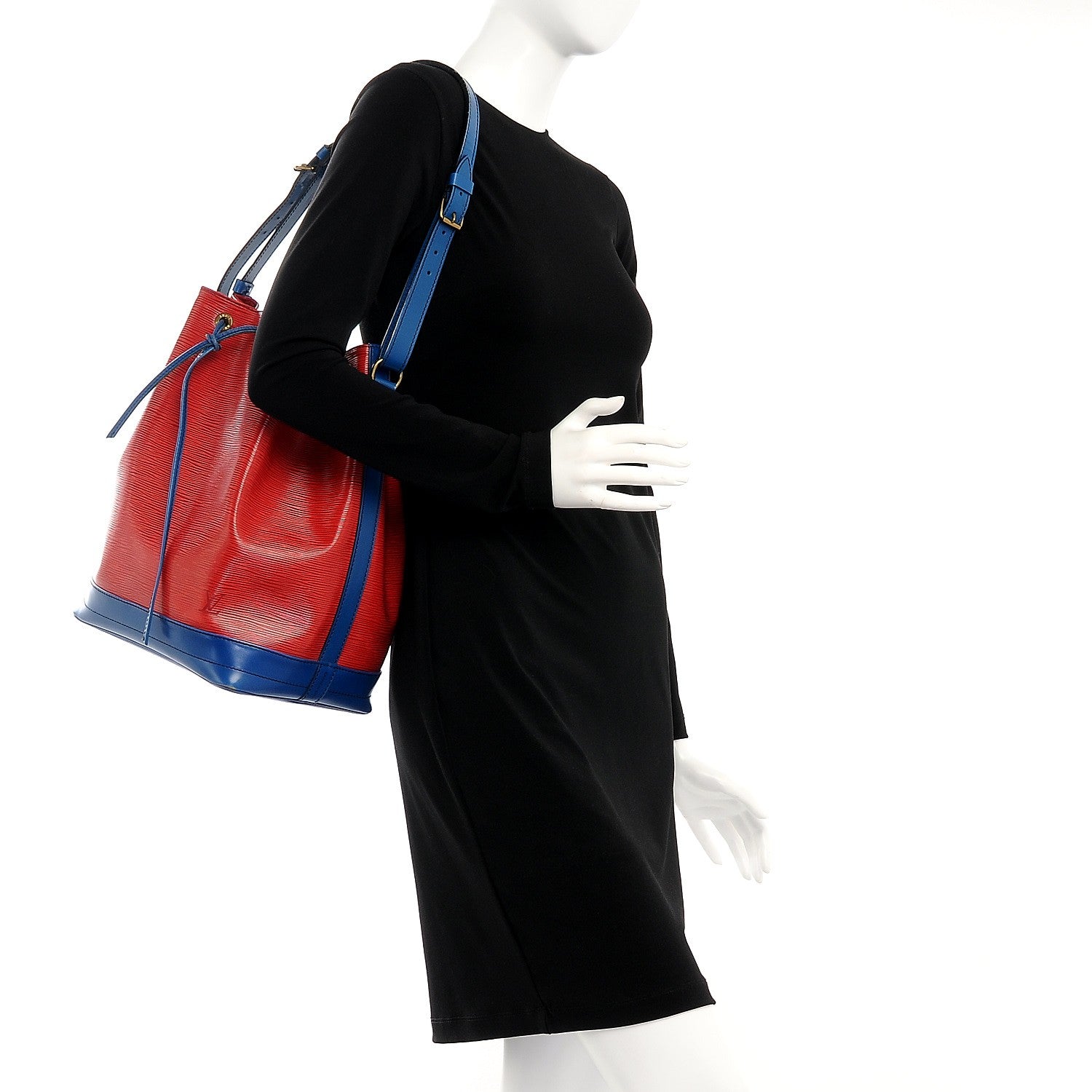 Louis Vuitton Epi Tri-Color Noe Castillan Red Toledo Borneo 2 of 14