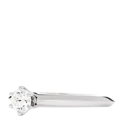 Tiffany Platinum Diamond .26ct Solitaire Engagement Ring 48 4.5 3 of 6