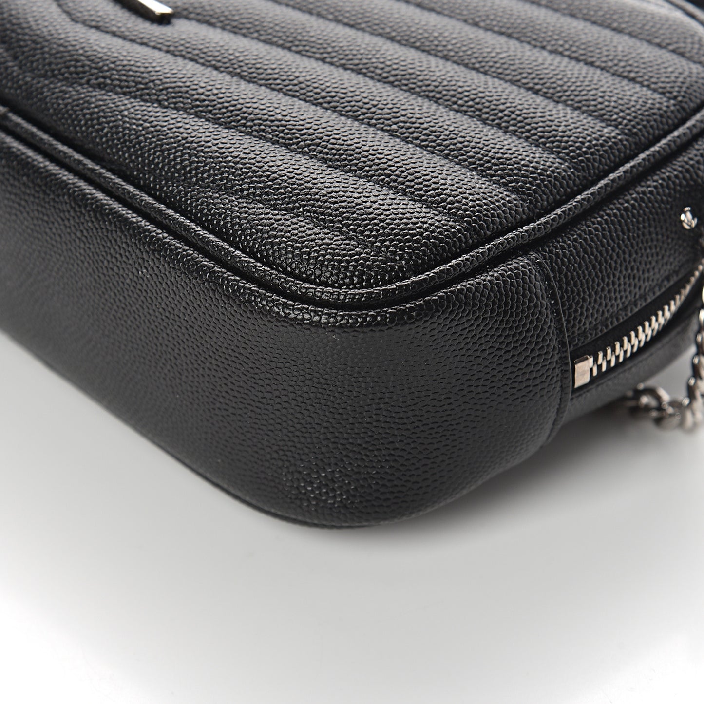 Grain De Poudre Matelasse Monogram Mini Lou Camera Bag Black