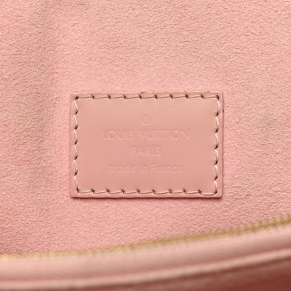 Louis Vuitton Damier Ebene Caissa Clutch Rose Ballerine 7 of 14