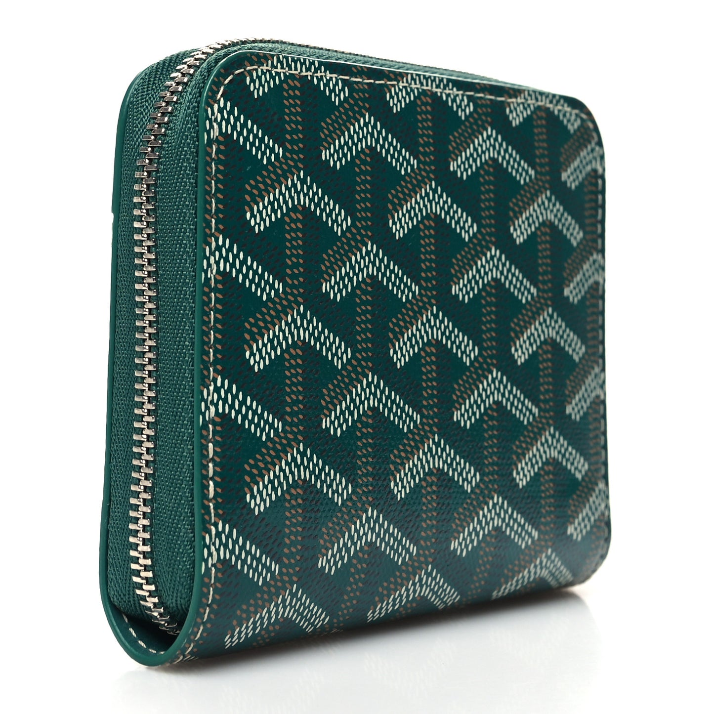 Goyardine Matignon PM Wallet Green