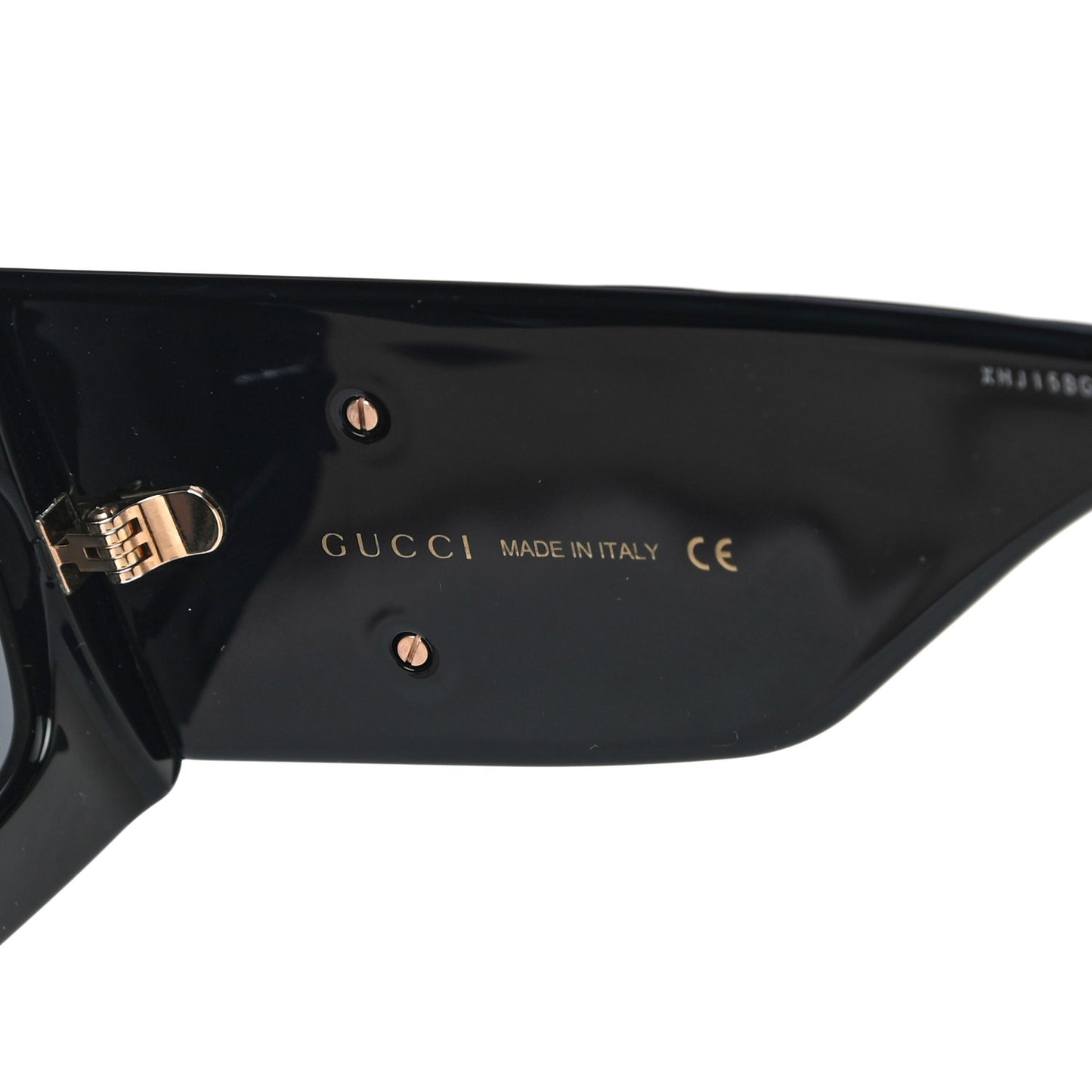 Acetate Rectangular Sunglasses GG0811S Black